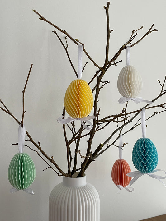 Komplet mini velikonočnh jajčk I z obešalnim trakcem